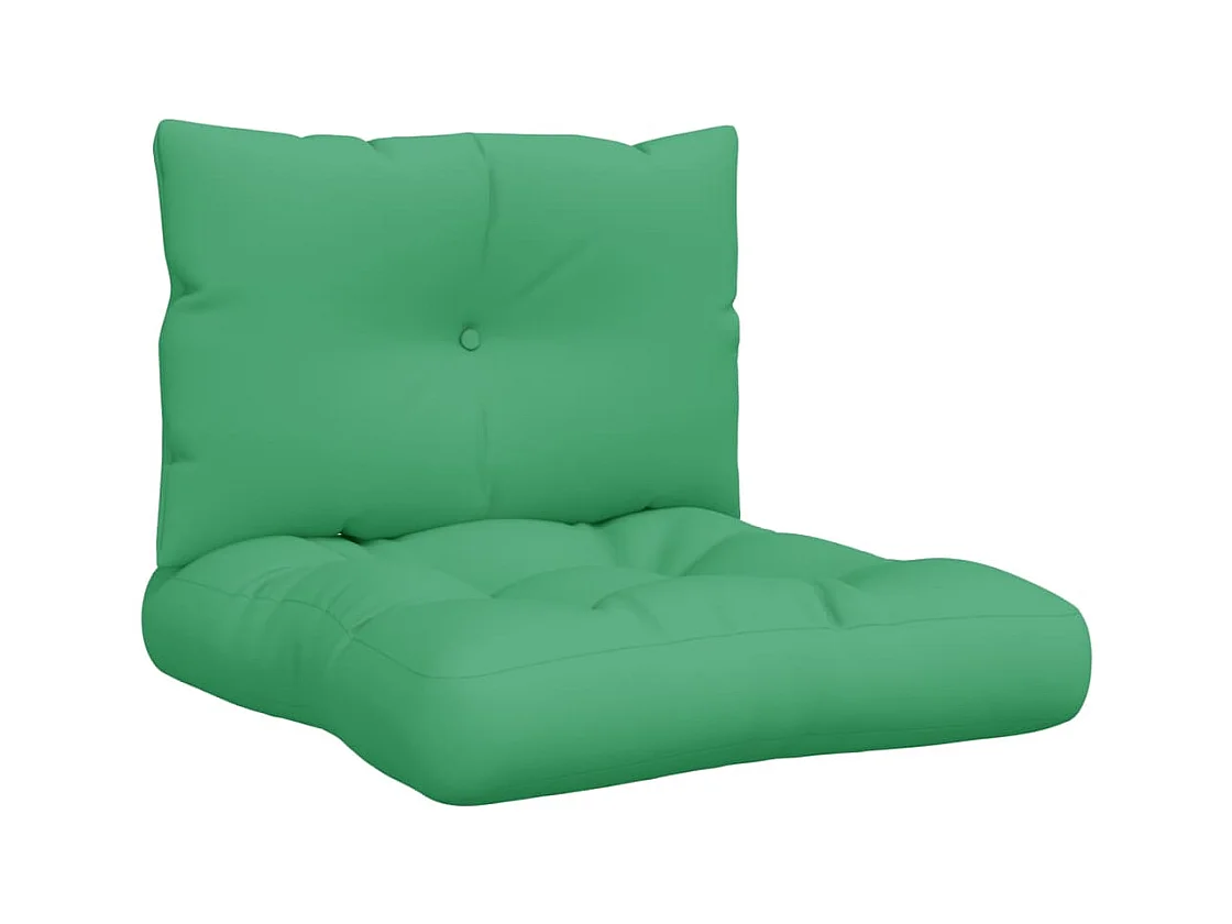 Palletkussens 2 st stof groen