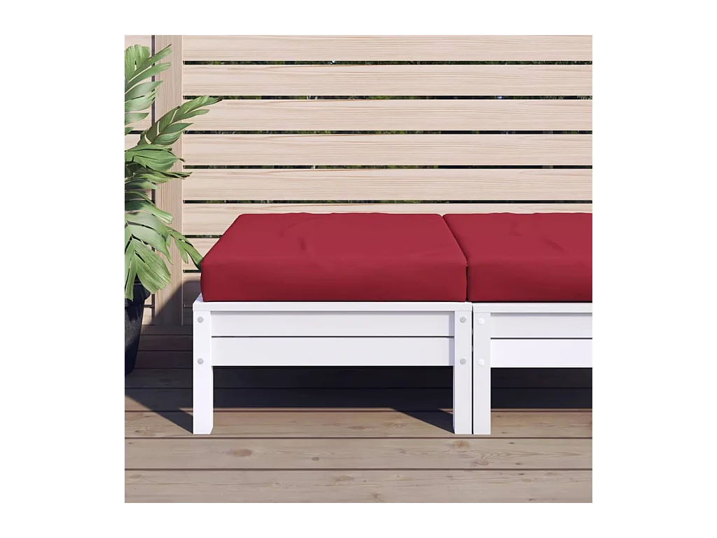 Palettenkissen Weinrot 60x60x8 cm Oxford-Gewebe