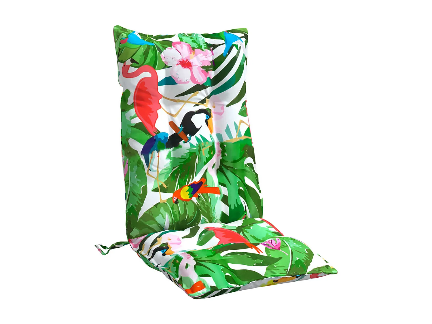 Cojines de silla con respaldo alto 2 uds tela Oxford multicolor