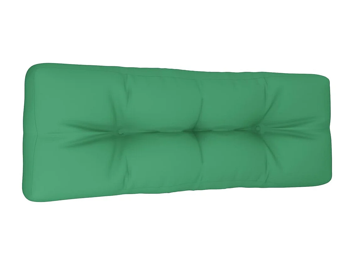 Palettenkissen Grün 120x40x12 cm Stoff