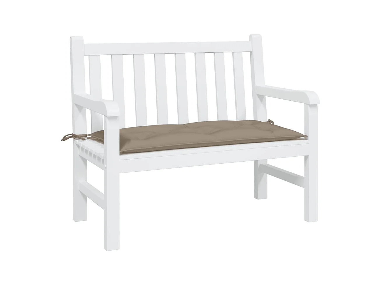 Coussin de banc de jardin taupe 100x50x7 cm tissu oxford