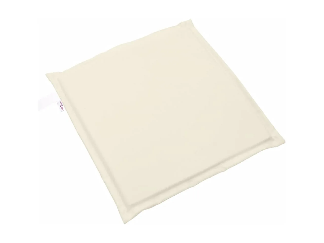 Imbottitura per Seduta Giardino 4pz Crema 45x45x2 cm Quadrata