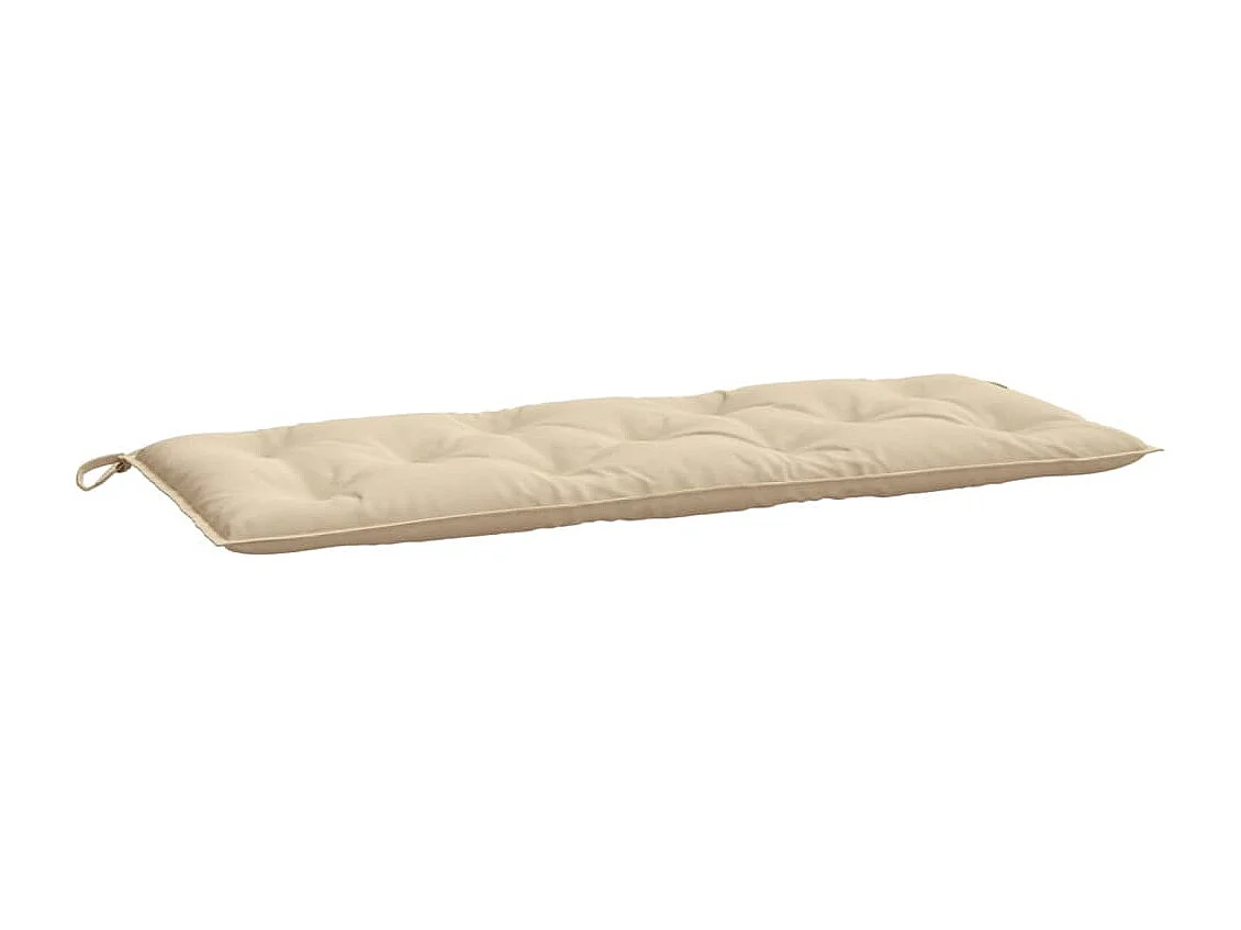 Gartenbank-Auflage Beige 120x50x7 cm Oxford-Gewebe