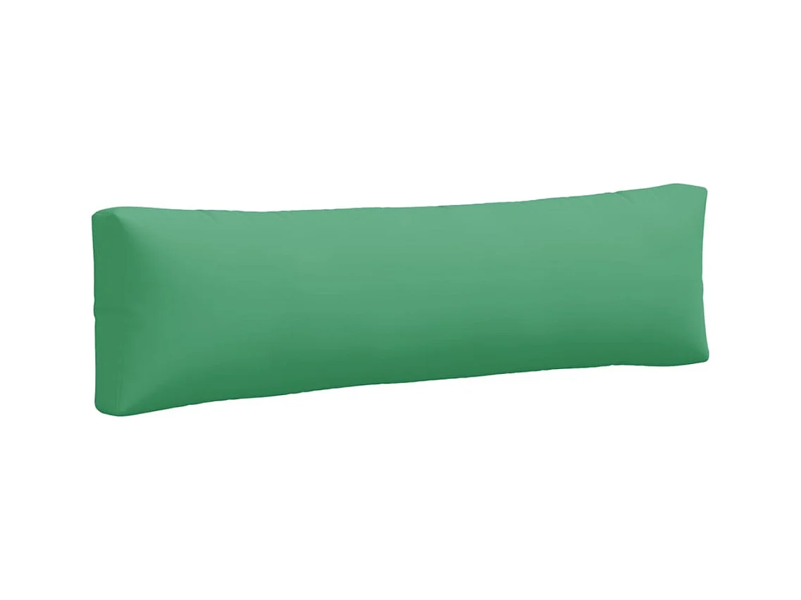 Coussins de palette lot de 2 vert tissu