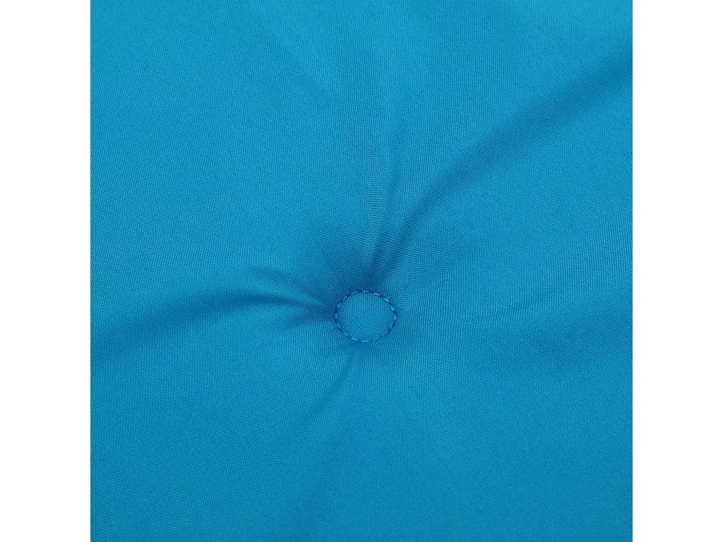 Cuscini per Sedie 2 pz Blu 120x50x3 cm in Tessuto