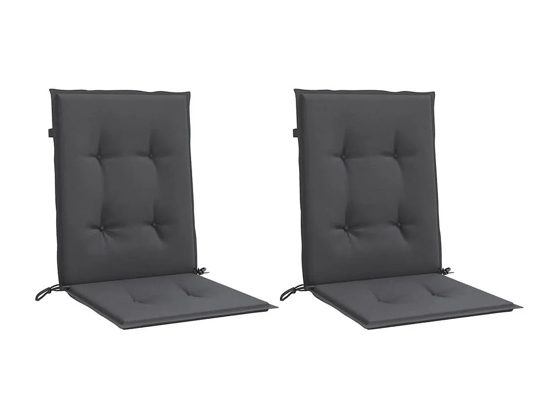 Almofadões lombares p/ cadeiras 2pcs 100x50x4cm mesclado tecido