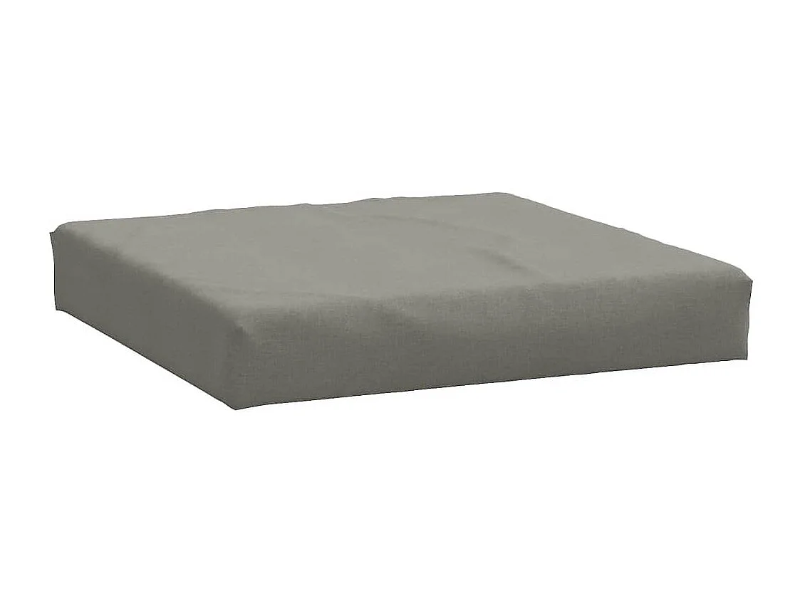 Coussins de palette lot de 2 gris foncé mélangé tissu