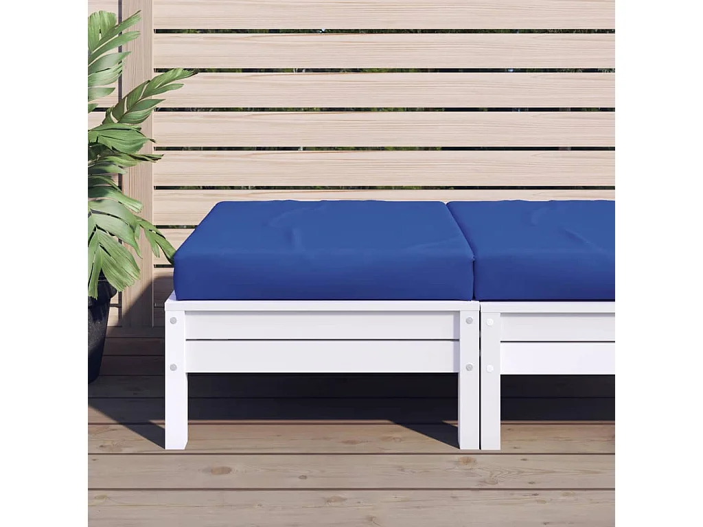 Palettenkissen Blau 60x60x8 cm Oxford-Gewebe