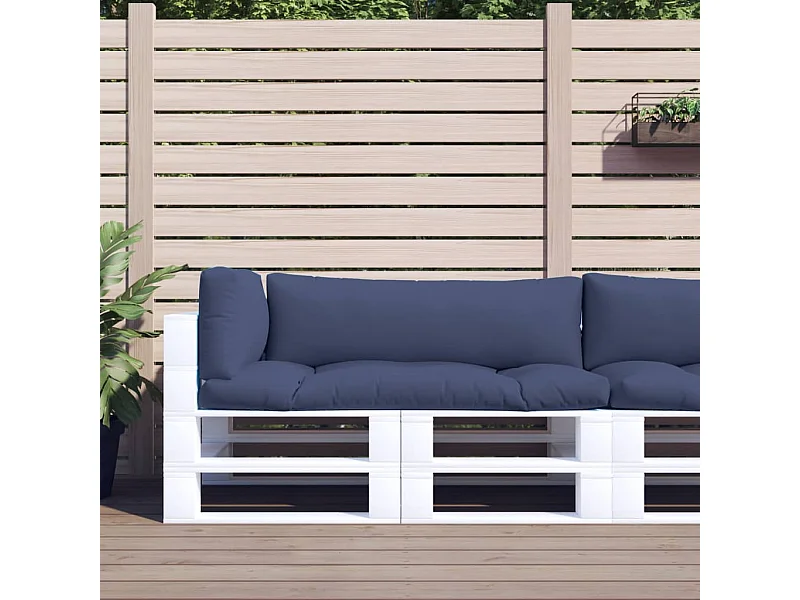 Palettenkissen 3 Stk. Marineblau Oxford-Gewebe