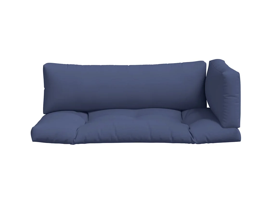 Palettenkissen 3 Stk. Marineblau Oxford-Gewebe