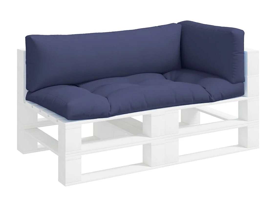 Palettenkissen 3 Stk. Marineblau Oxford-Gewebe