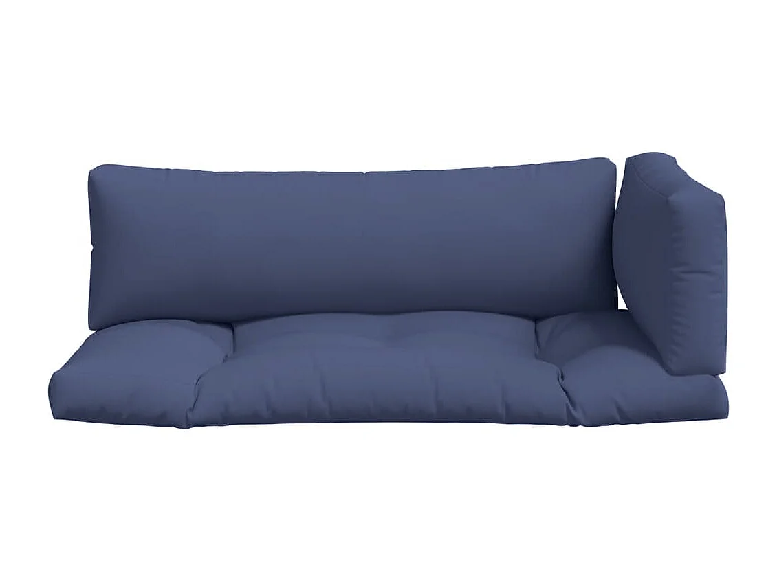 Palettenkissen 3 Stk. Marineblau Oxford-Gewebe
