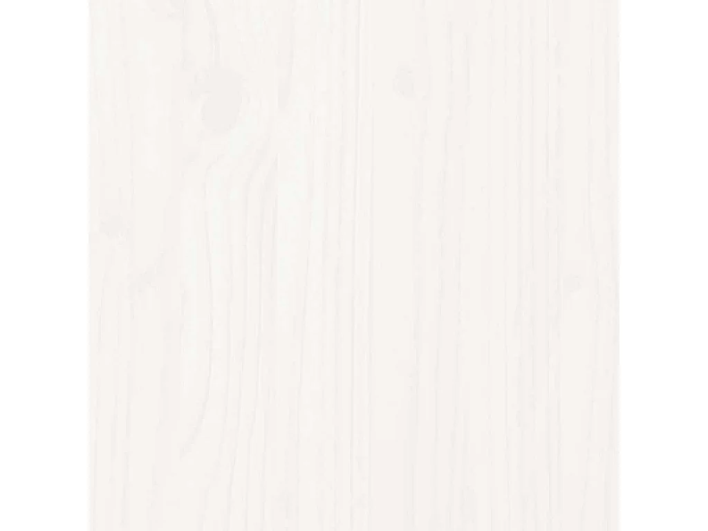 Arbre de Noël en bois pour décoration blanc 60 cm pin massif