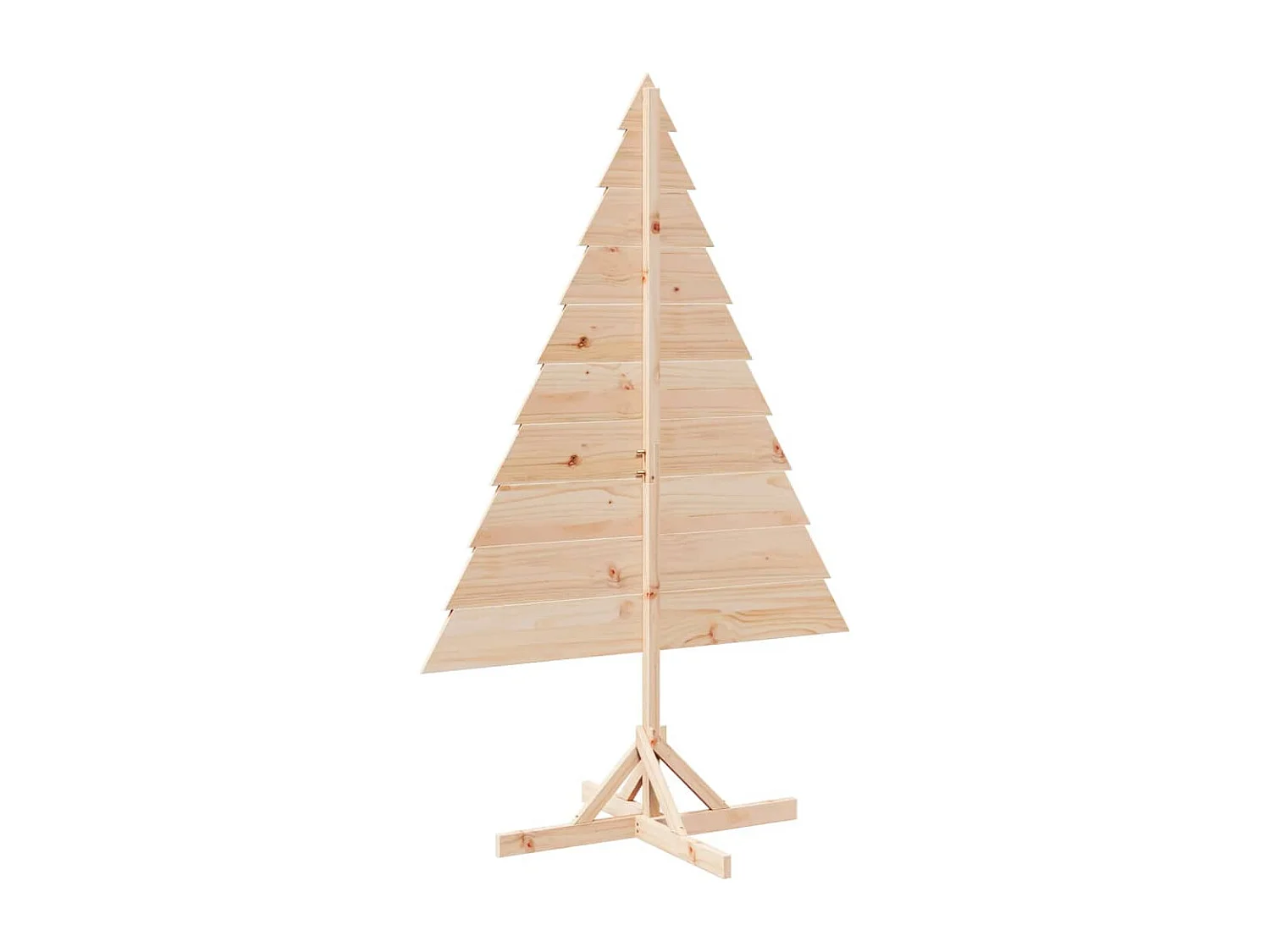 Árbol de Navidad de madera para decoración 180 cm madera maciza