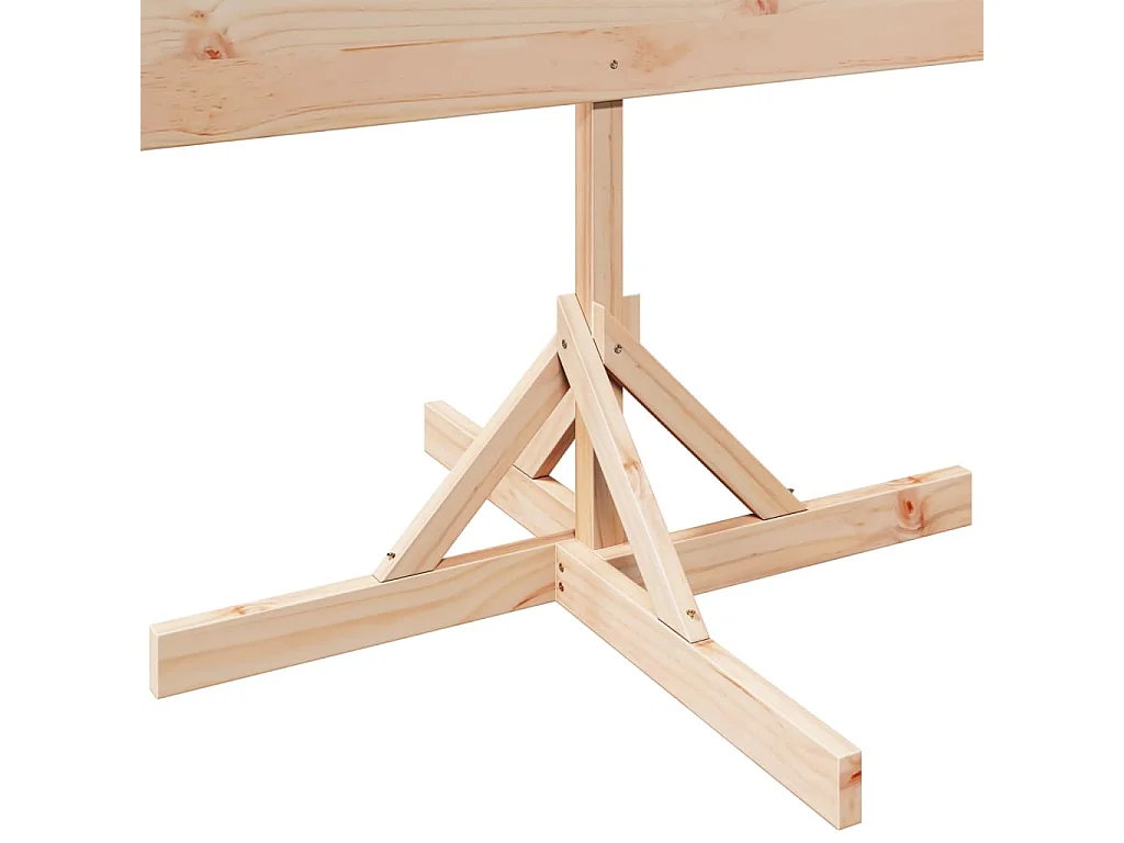 Árbol de Navidad de madera para decoración 180 cm madera maciza