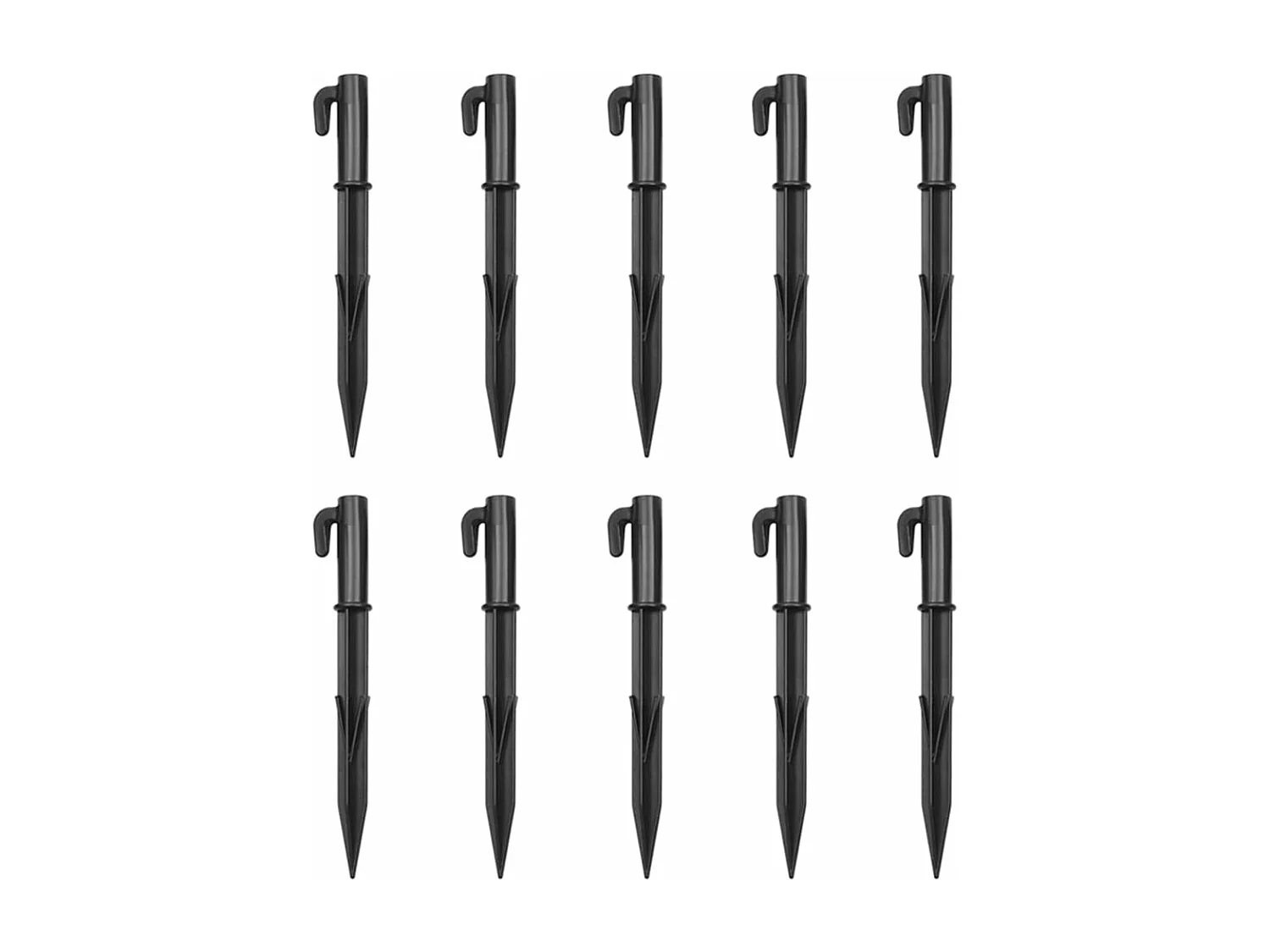 Albero di Natale con picchetto colorato 310 LED 300 cm