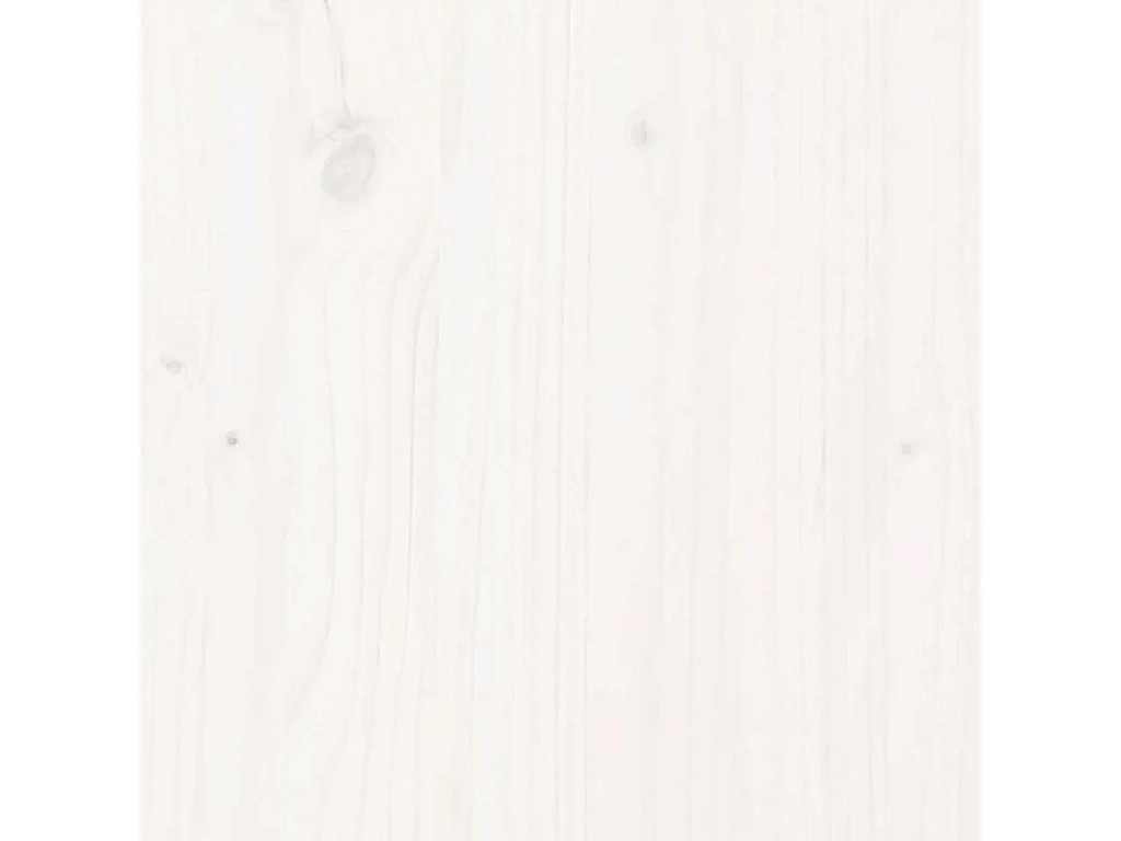 Arbre de Noël en bois pour décoration blanc 49 cm pin massif