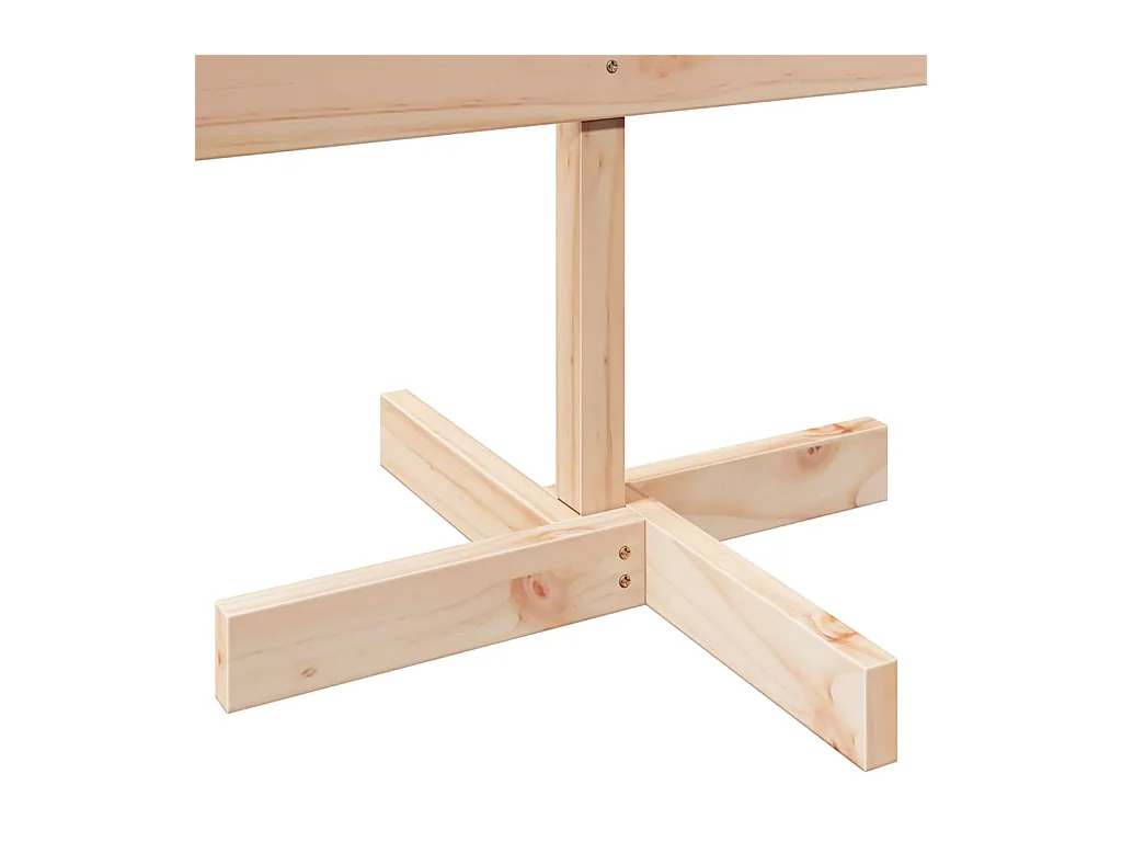 Árbol de Navidad de madera para decoración 110 cm madera maciza