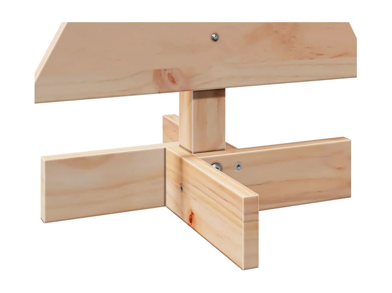 Arbre de Noël en bois pour décoration 60 cm bois massif de pin