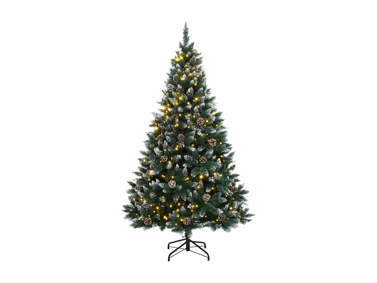 Albero di Natale artificiale 150 LED 150 cm