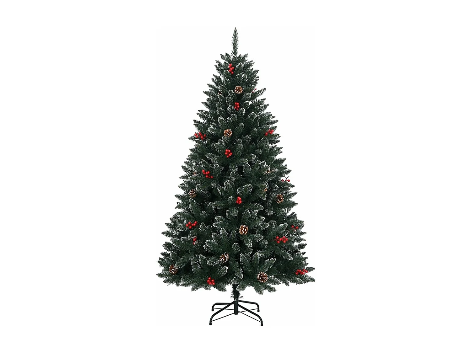 Albero di Natale artificiale 300 LED 180 cm