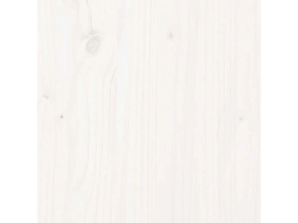 Albero di Natale in legno per decorazione bianco pino massiccio da 100 cm