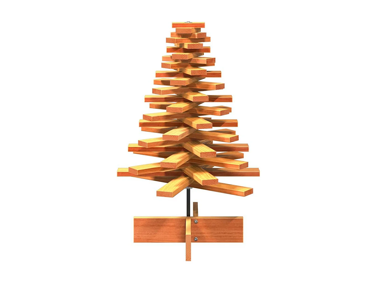 Arbre de Noël en bois pour décoration 80 cm bois de pin massif