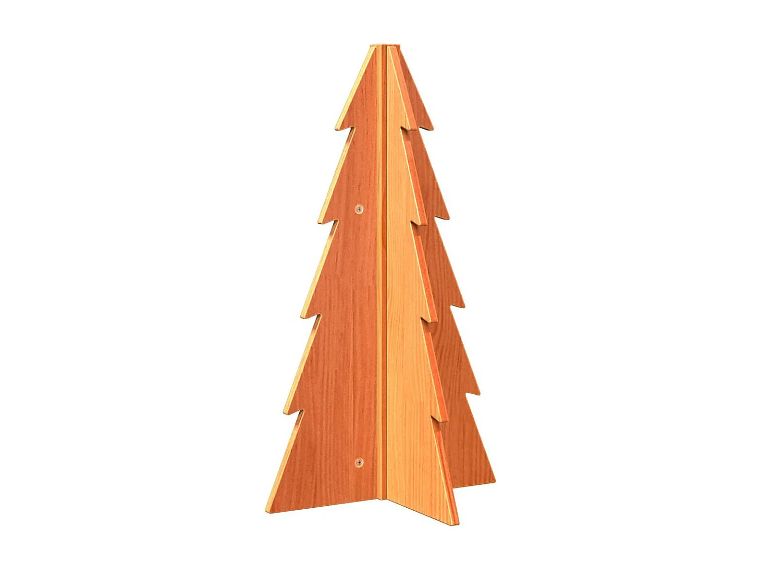 Albero di Natale in legno per decorazione 69,5 cm in legno di pino massiccio