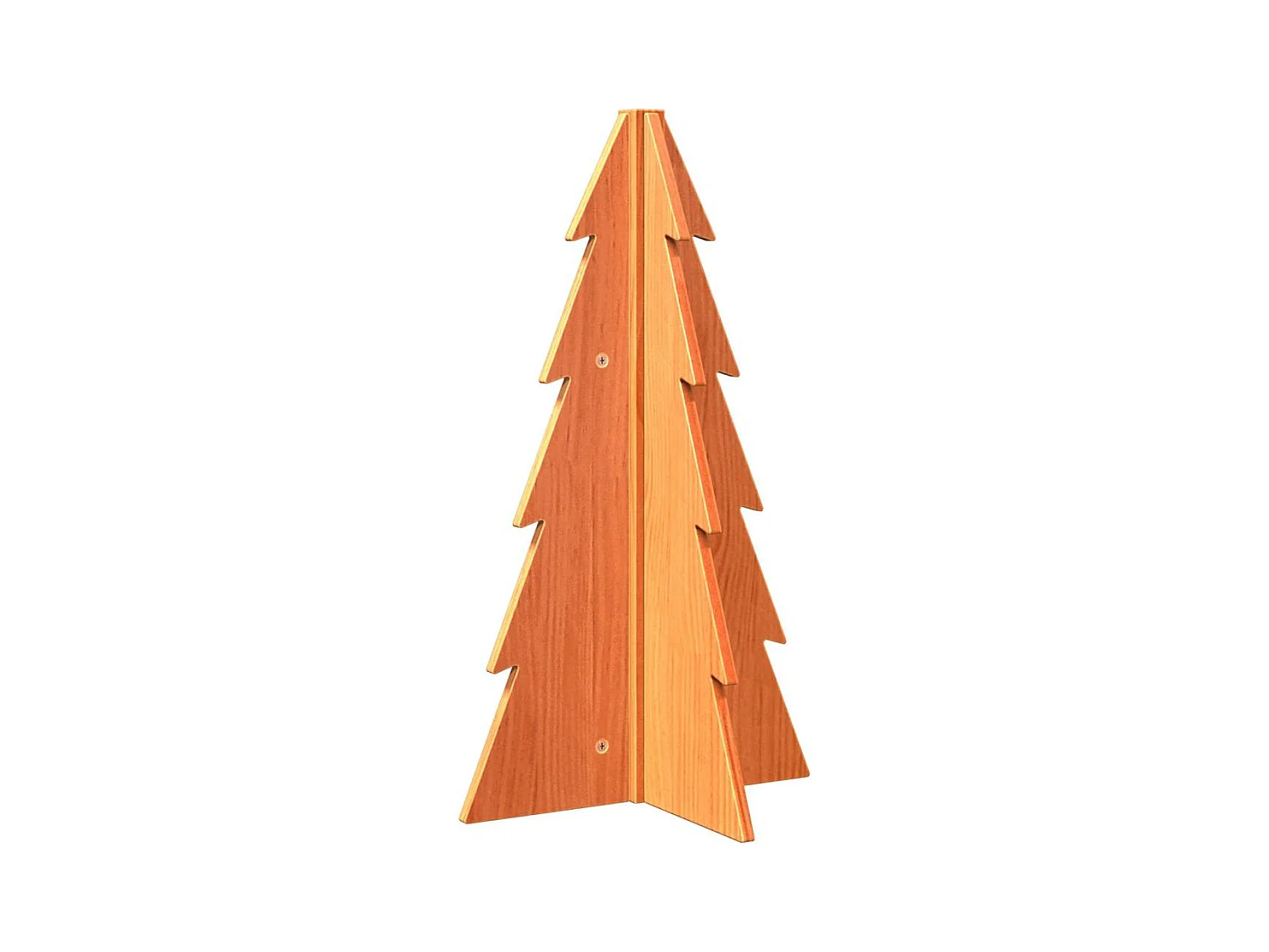 Albero di Natale in legno per decorazione 69,5 cm in legno di pino massiccio