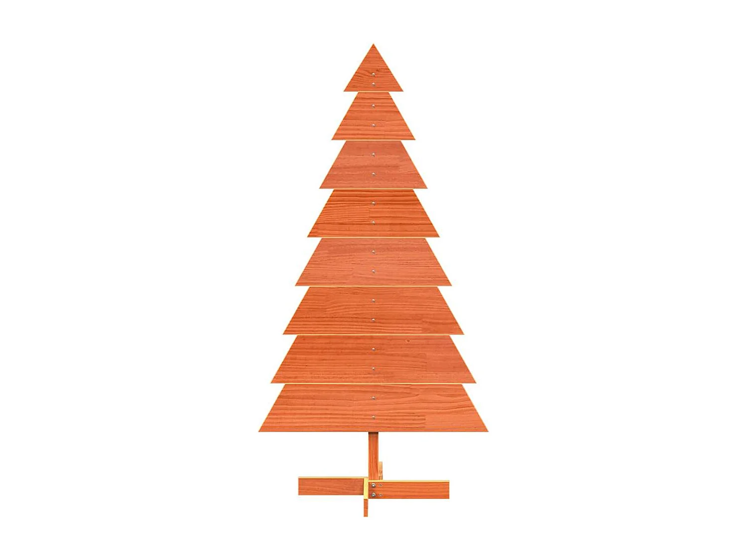 Arbre de Noël en bois pour décoration 150 cm bois de pin massif