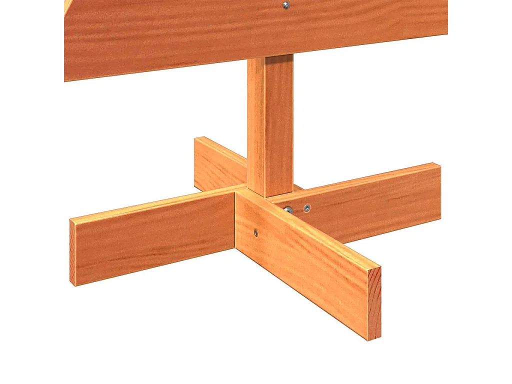 Albero di Natale in legno per decorazione 100 cm in legno di pino massiccio