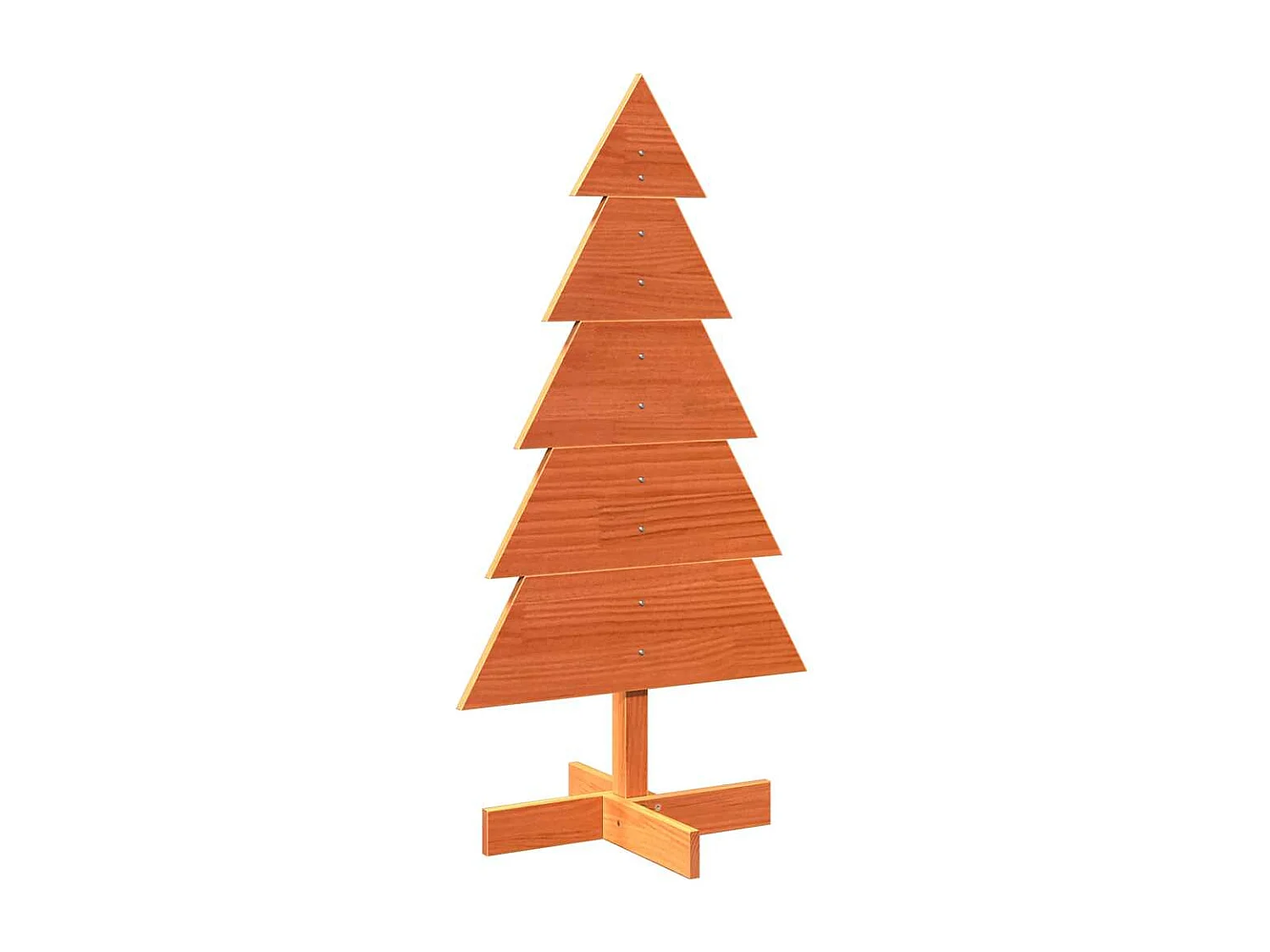 Arbre de Noël en bois pour décoration 100 cm bois de pin massif