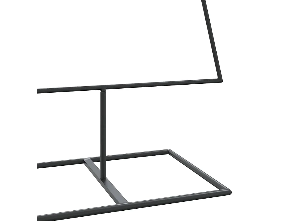 Albero di Natale in metallo per decorazione nero 150 cm