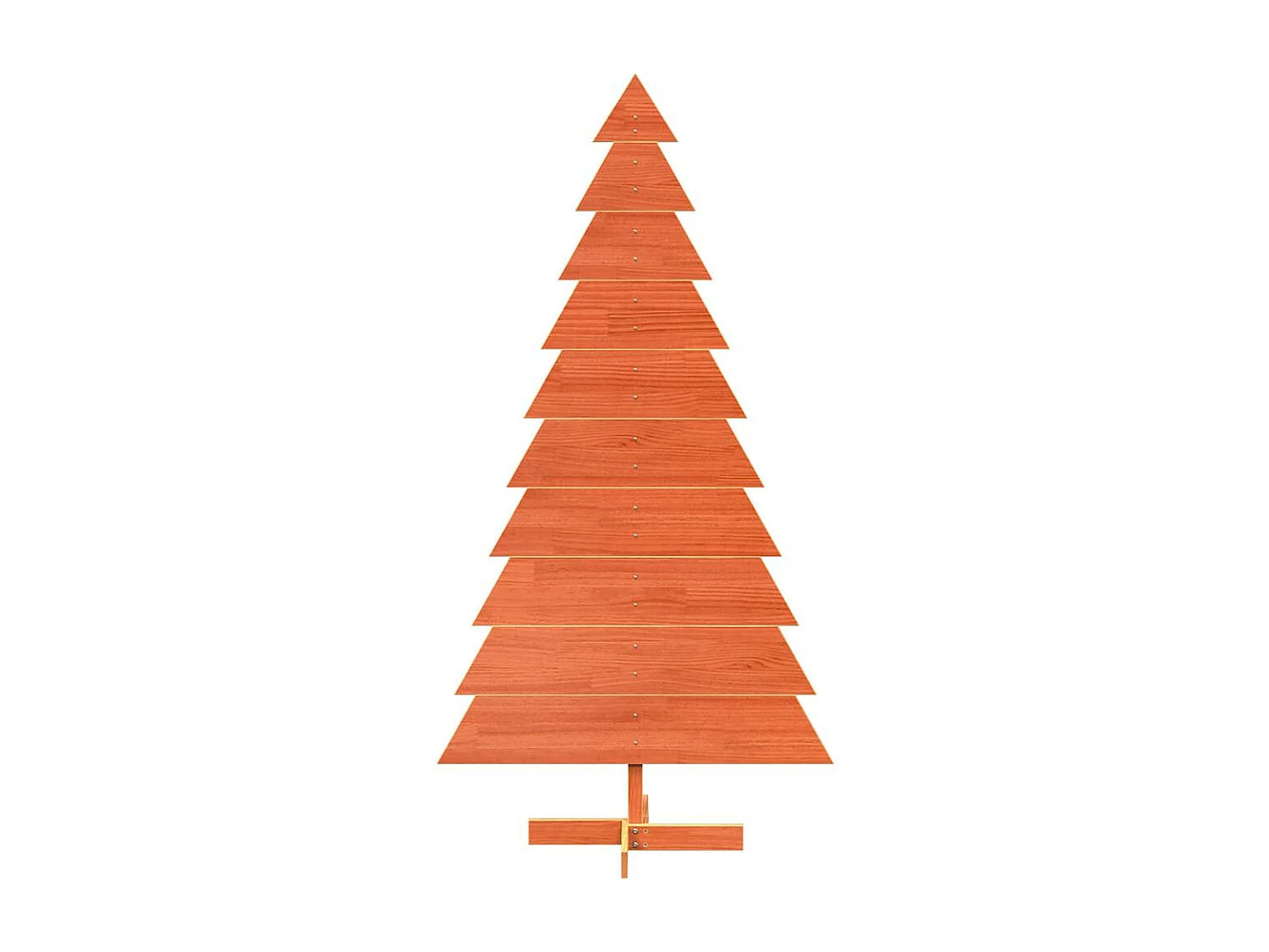 Árbol de Navidad de madera para decoración 180 cm madera maciza de pino