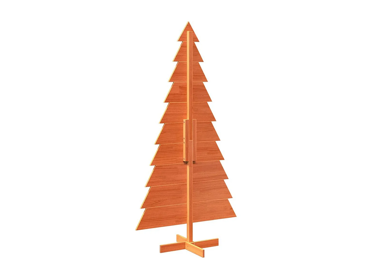 Arbre de Noël en bois pour décoration 180 cm bois de pin massif