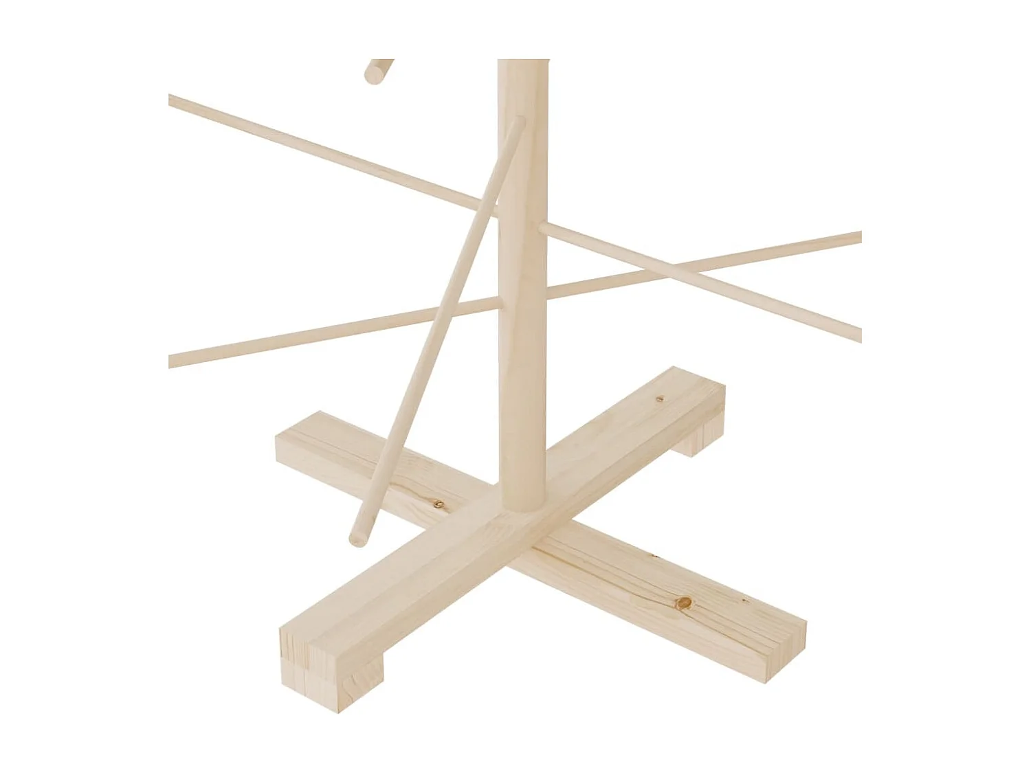 Árvore de Natal em madeira para decoração em pinho maciço de 180 cm