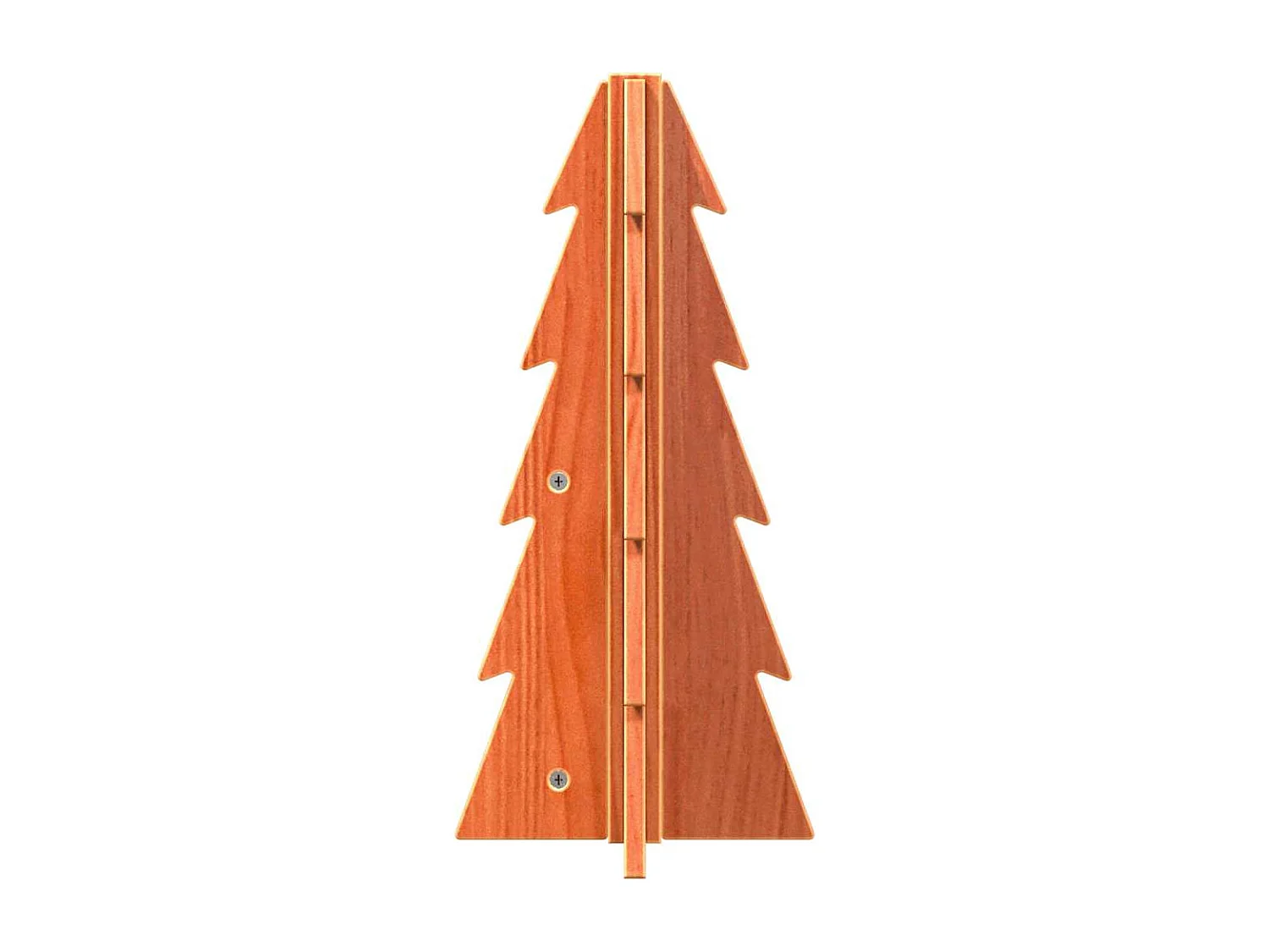 Albero di Natale in legno per decorazione 49 cm in legno di pino massiccio