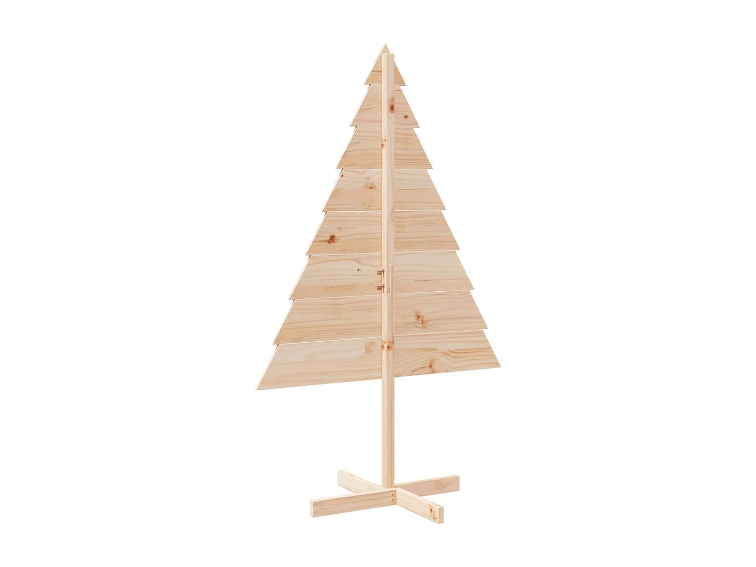 Árbol de Navidad de madera para decoración 150 cm madera maciza