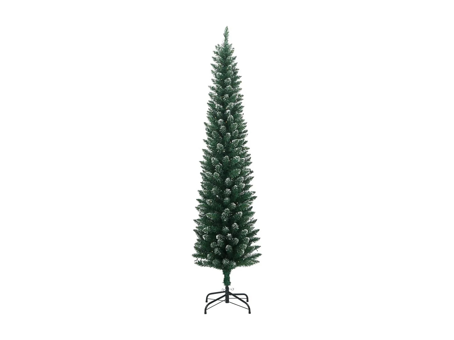 Sapin de Noël artificiel mince 300 LED 180 cm