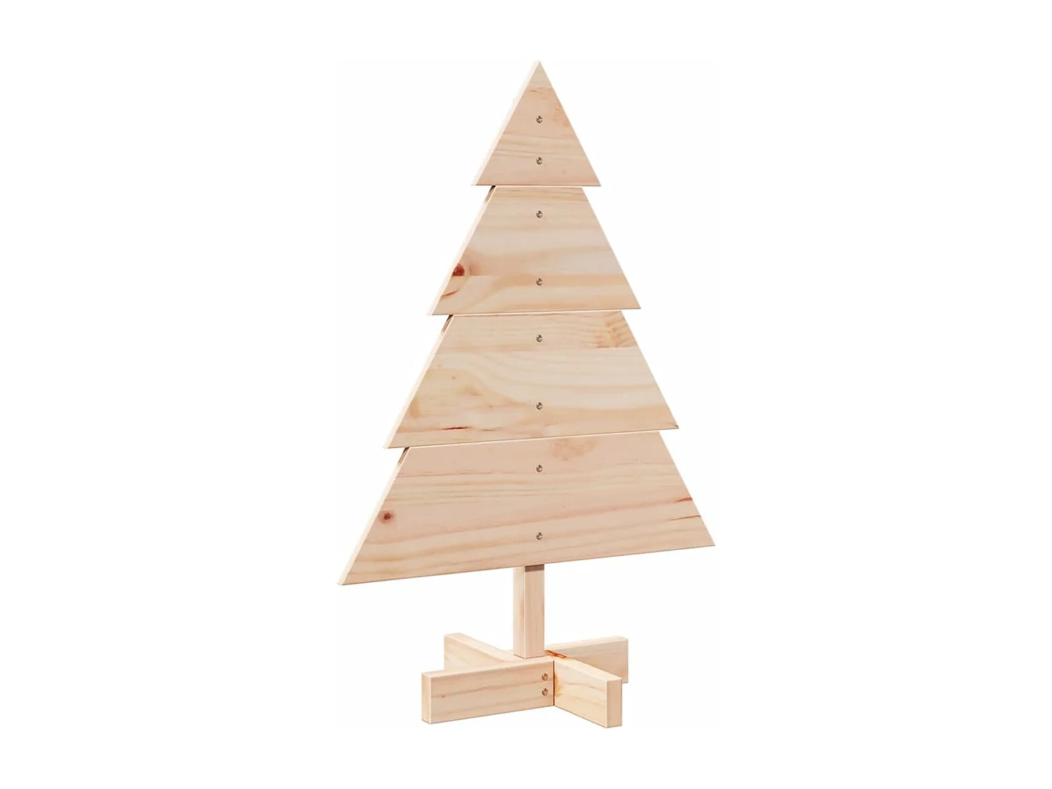 Holz-Weihnachtsbaum zur Dekoration 70 cm Massivholz