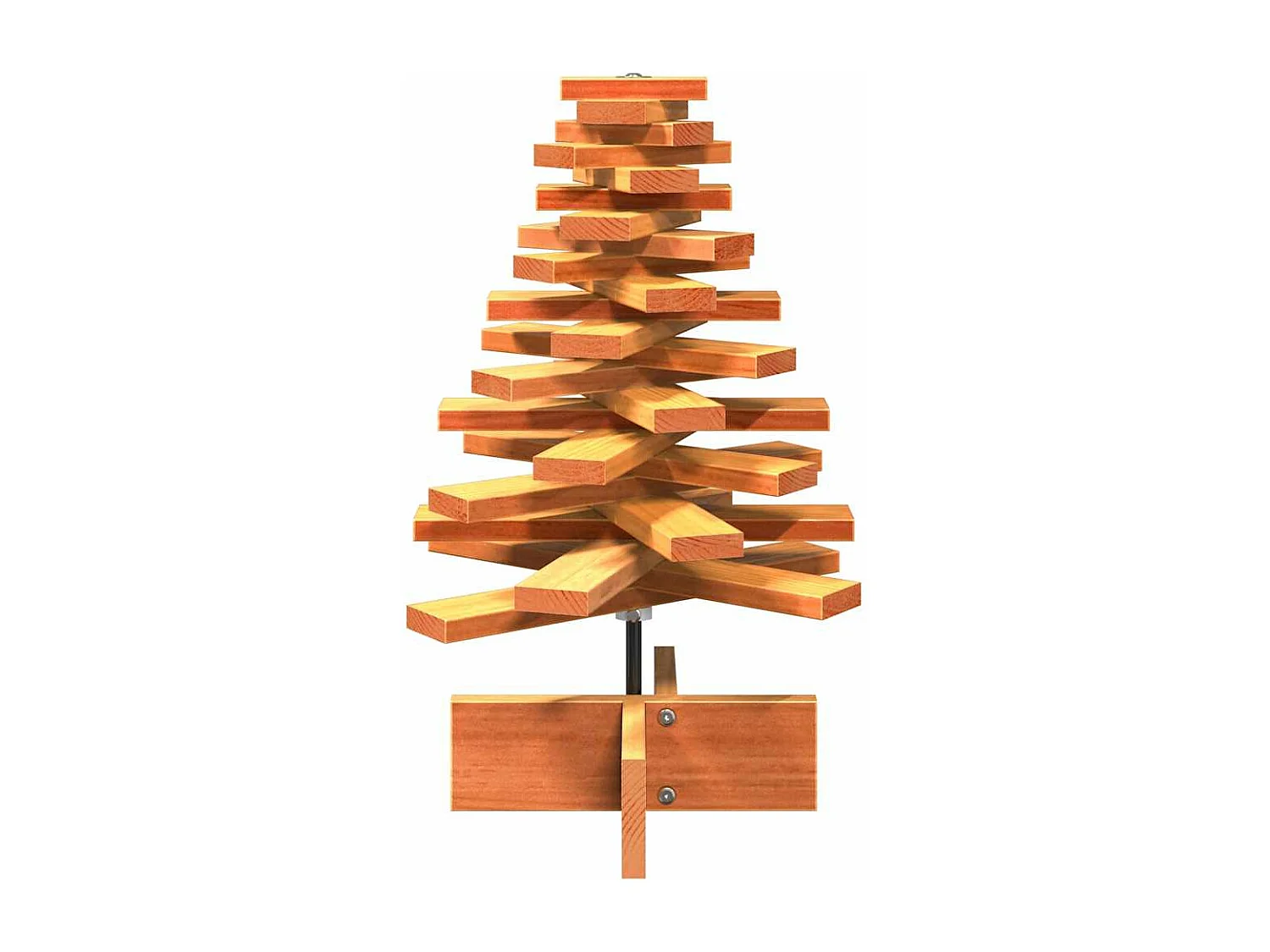 Albero di Natale in legno per decorazione 60 cm in legno di pino massiccio