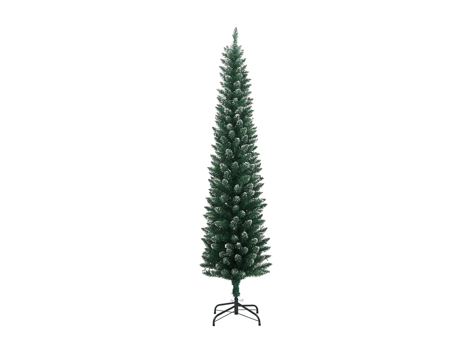 Albero di Natale artificiale slim 150 LED 120 cm