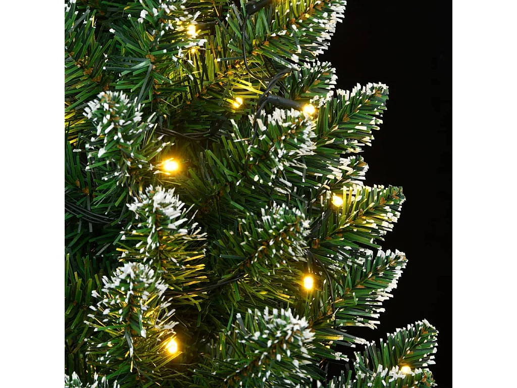 Albero di Natale artificiale slim 150 LED 120 cm