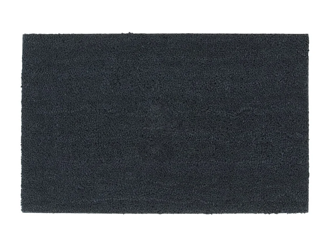 Zerbino grigio scuro 50x80 cm in fibra di cocco capitonnè