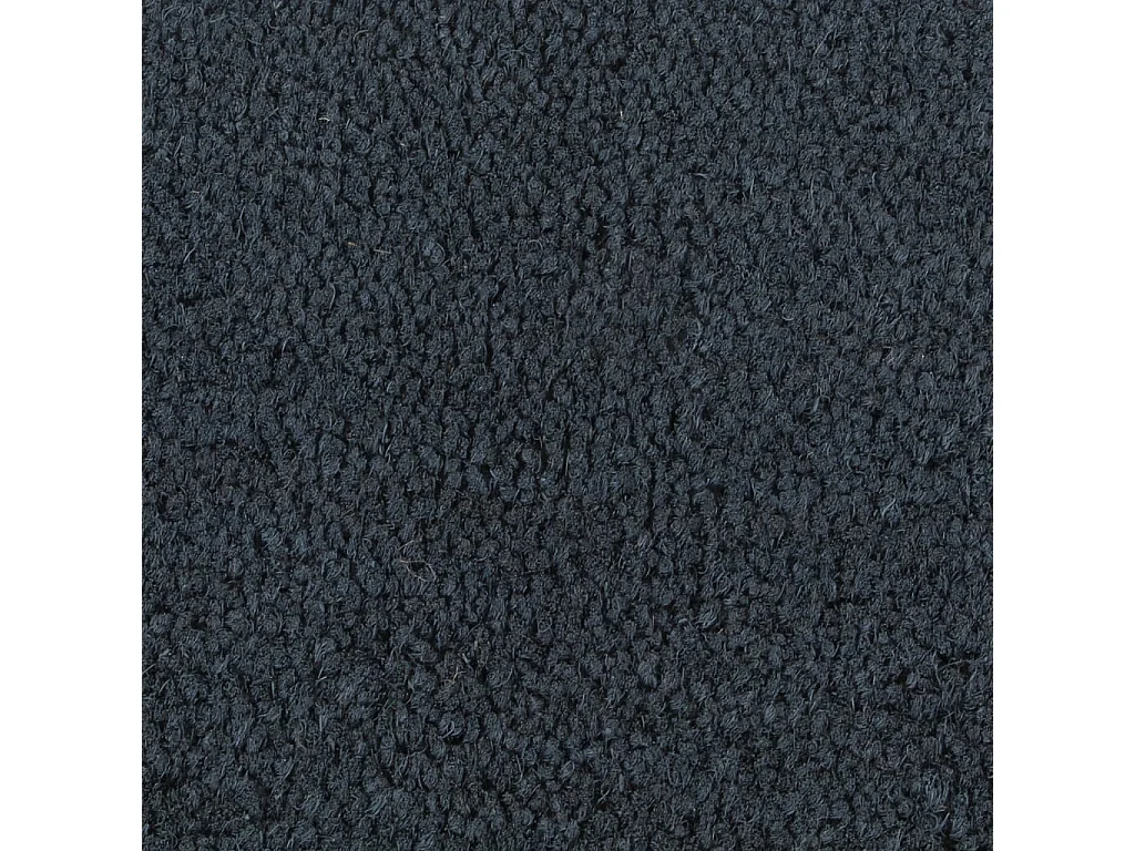 Zerbino grigio scuro 50x80 cm in fibra di cocco capitonnè