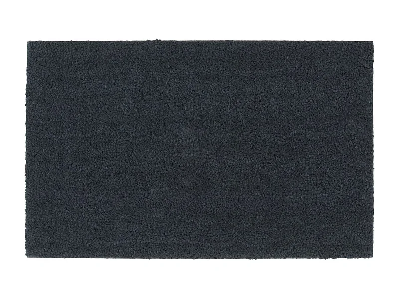 Zerbino grigio scuro 50x80 cm in fibra di cocco capitonnè