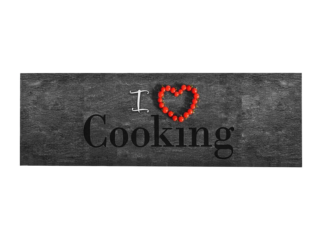 Tapis de sol de cuisine lavable Cooking 45x150 cm