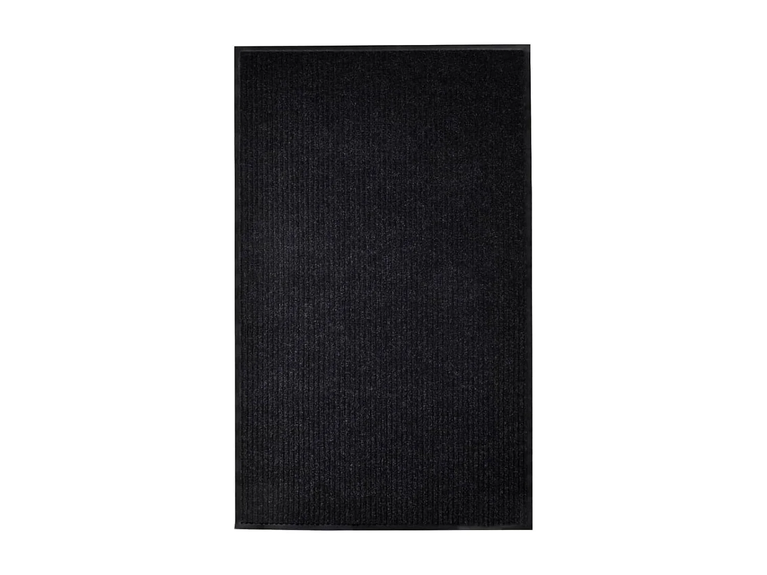Paillasson Noir 117x220 cm PVC