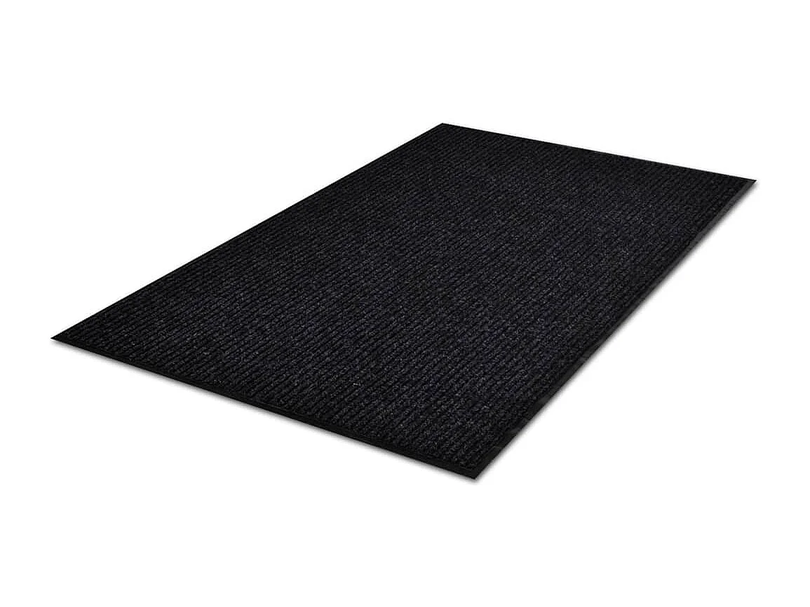 Felpudo negro 117x220 cm PVC