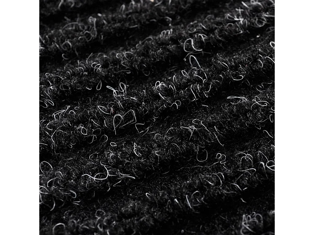 Felpudo negro 117x220 cm PVC